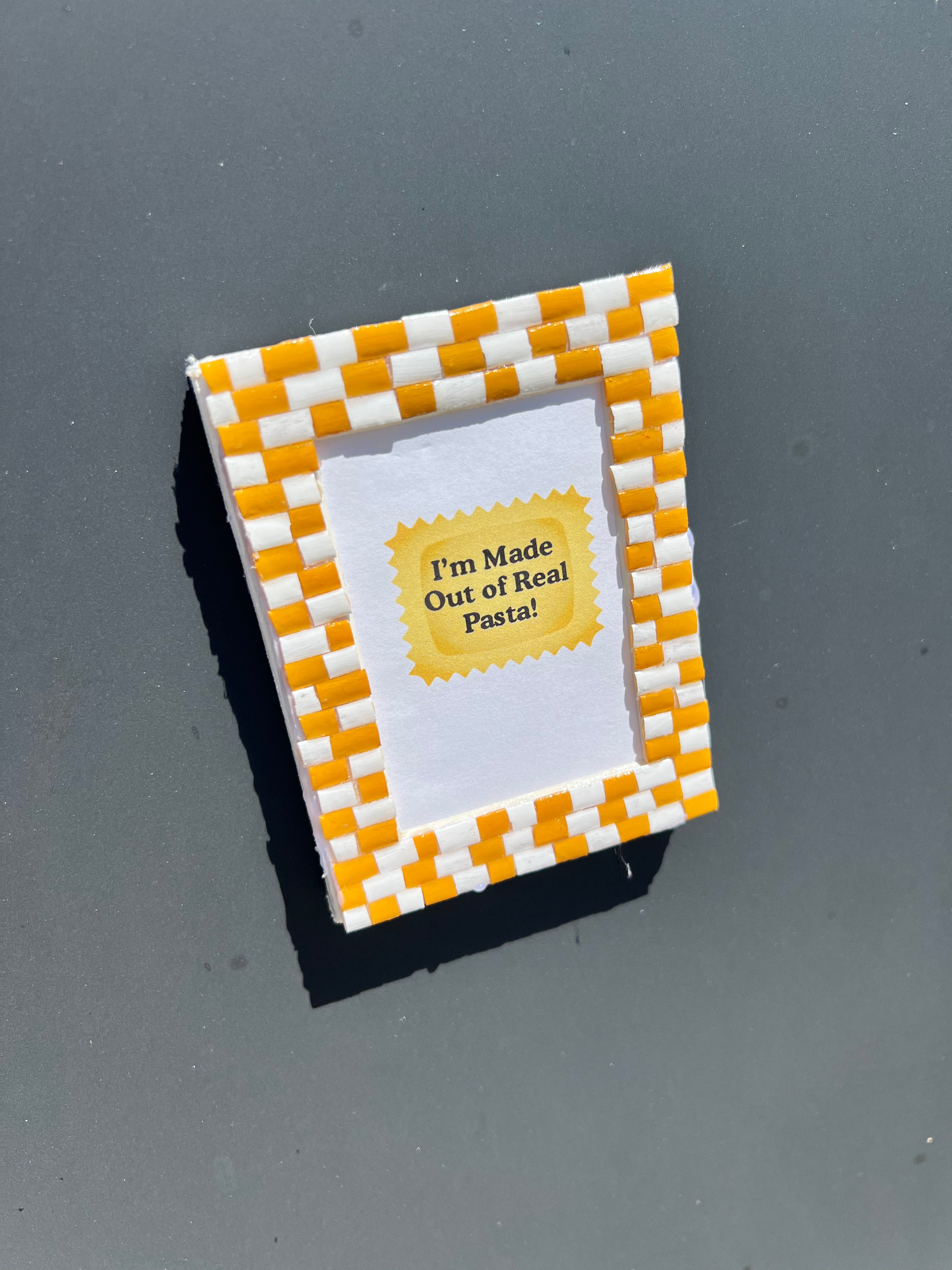 Checkered Photo Frame