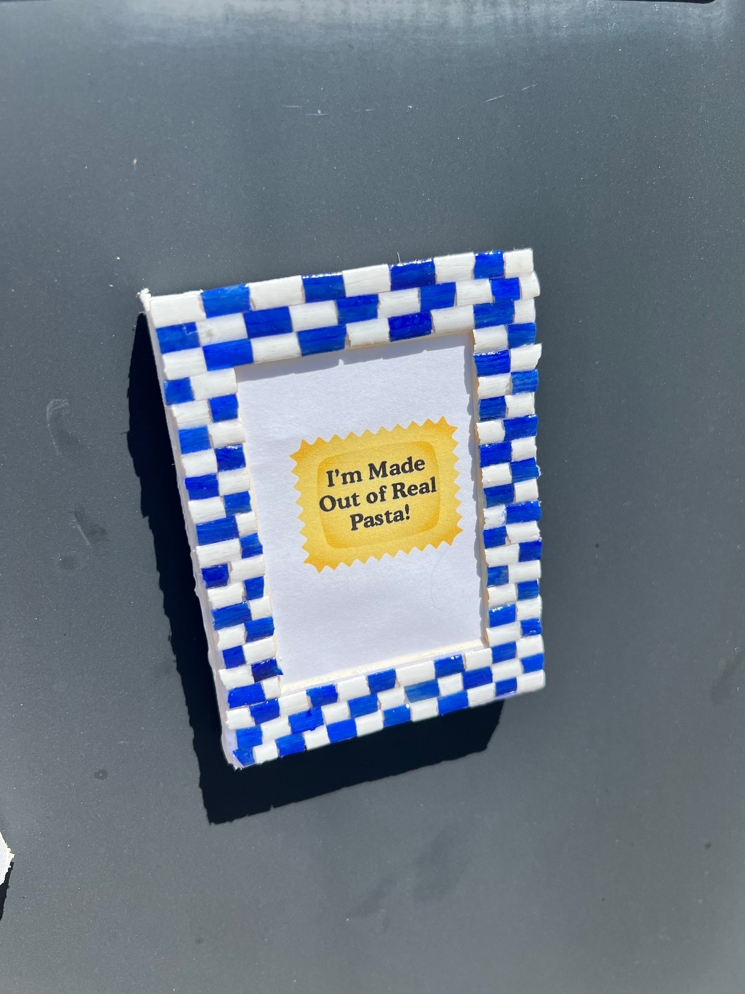 Checkered Photo Frame