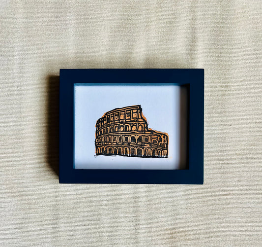 Colosseum Mini Print - Framed